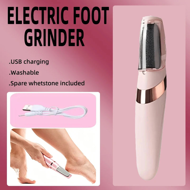 Electric Foot Scrubber – Rechargeable Callus Remover for Smooth &amp; Healthy Feet
