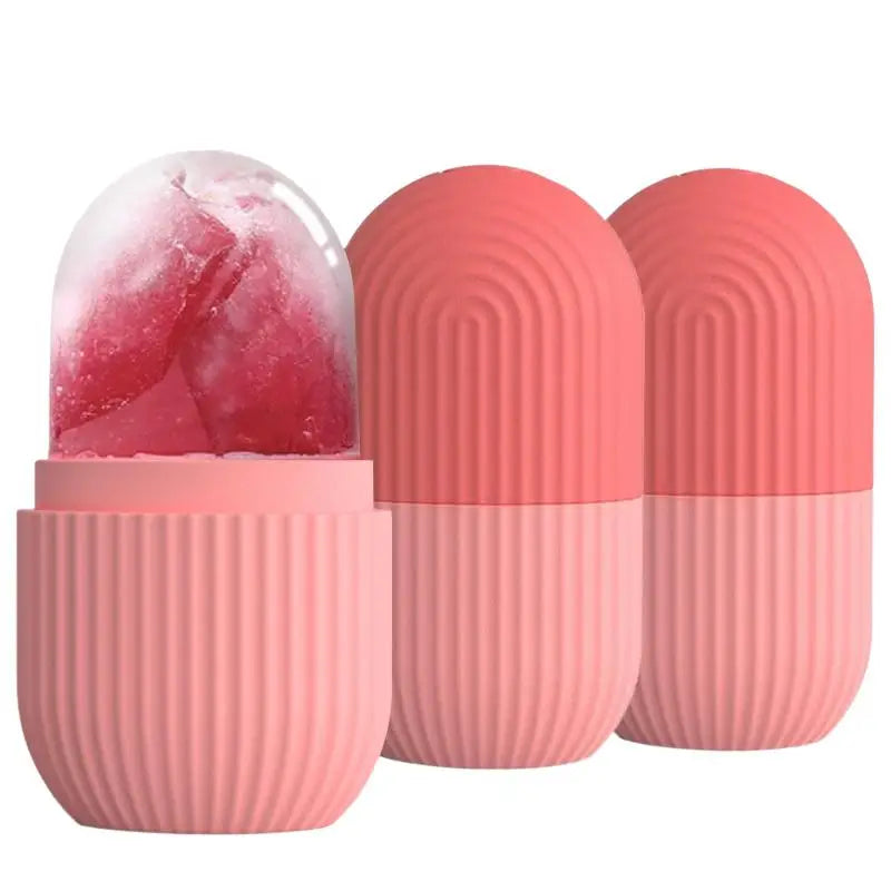 Silicone Ice Face Roller – Reusable Facial Massager for Glowing Skin, Pore Care &amp; Eye Puffiness