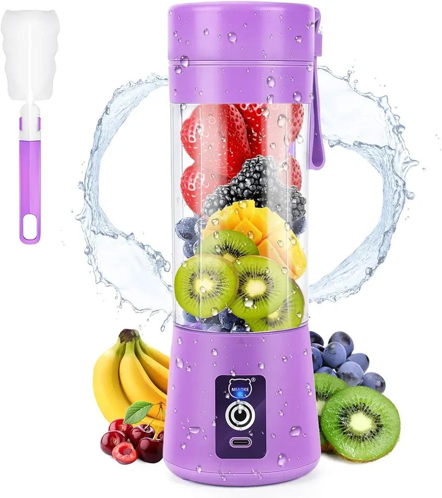 Portable Mini Blender – USB Rechargeable Juicer for Smoothies, Shakes &amp; Fresh Juice