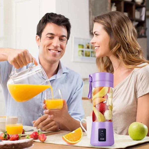 Portable Mini Blender – USB Rechargeable Juicer for Smoothies, Shakes & Fresh Juice