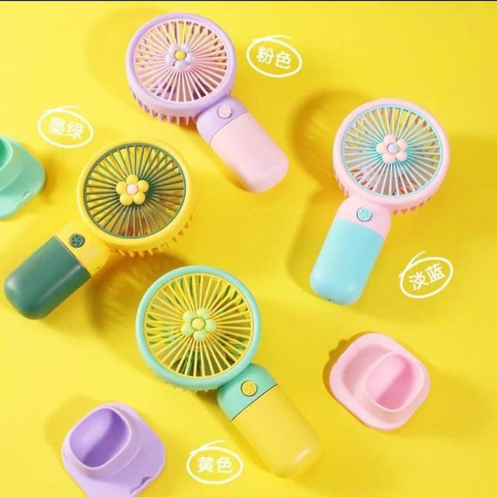Mini Handheld Fan – USB Rechargeable Telescopic Folding Portable Fan
