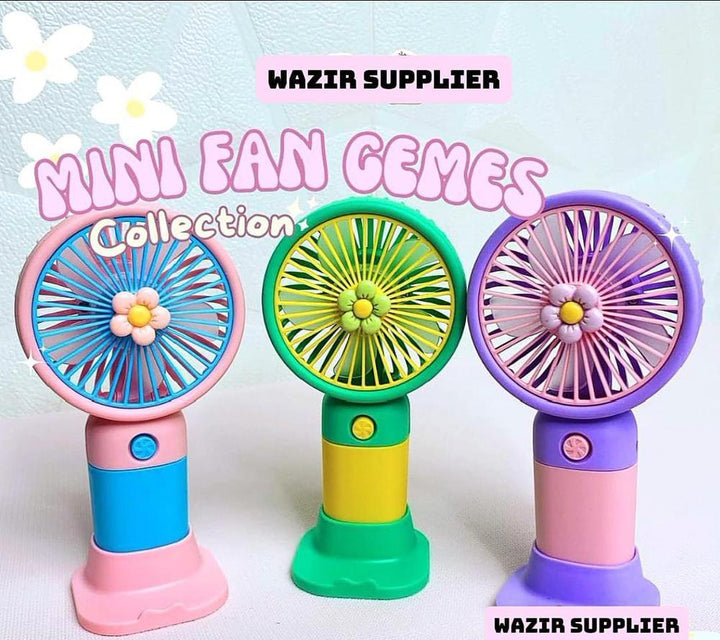 Mini Handheld Fan – USB Rechargeable Telescopic Folding Portable Fan