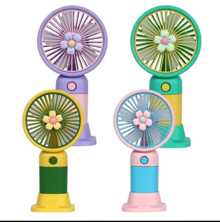Mini Handheld Fan – USB Rechargeable Telescopic Folding Portable Fan