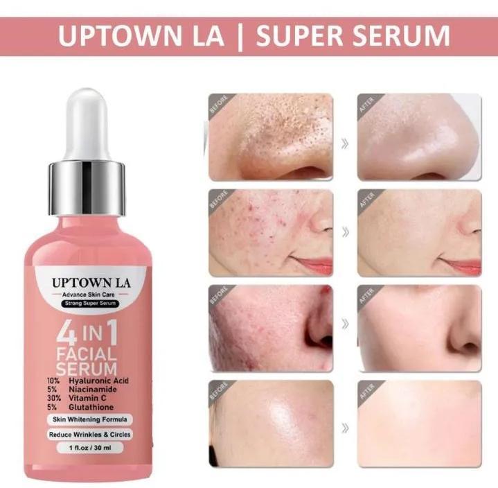 4IN1 Glass Skin Glowing Serum – Brightening &amp; Hydrating Formula