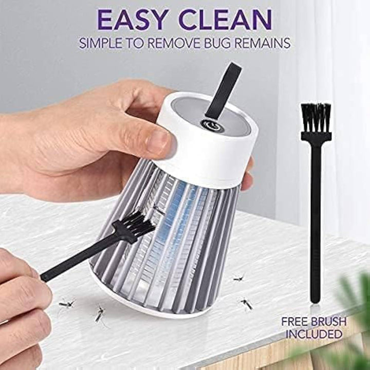 USB Mosquito Killer Lamp – 360° UV Insect Trap Portable Electric Bug Zapper