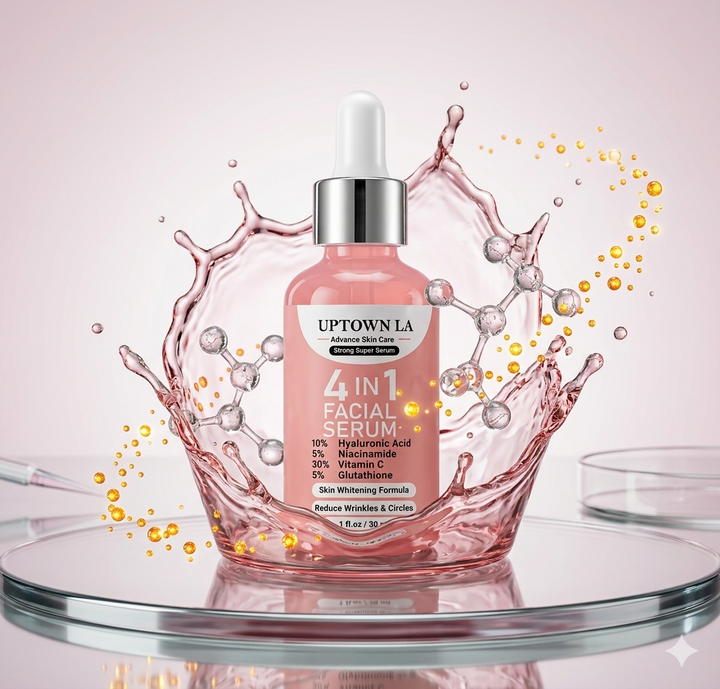 4IN1 Glass Skin Glowing Serum – Brightening &amp; Hydrating Formula