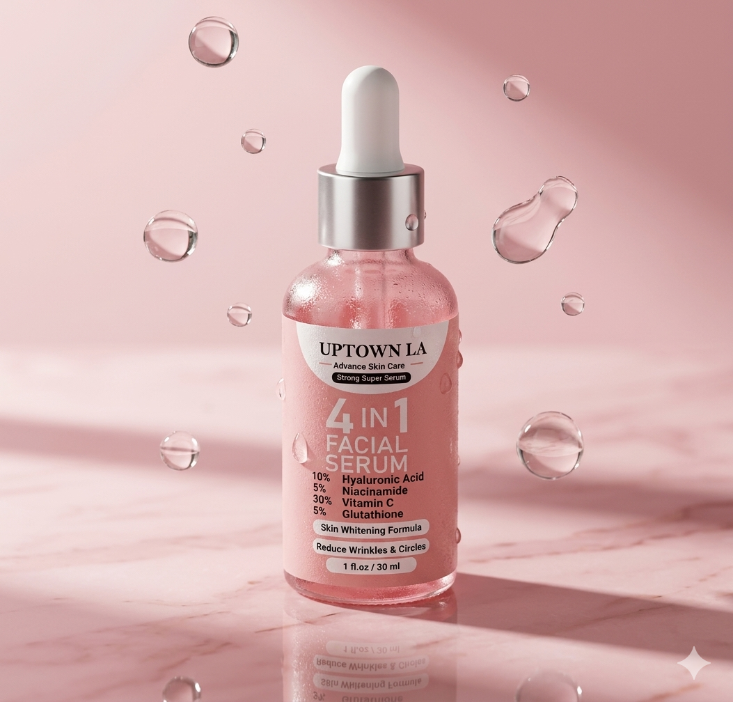 4IN1 Glass Skin Glowing Serum – Brightening &amp; Hydrating Formula