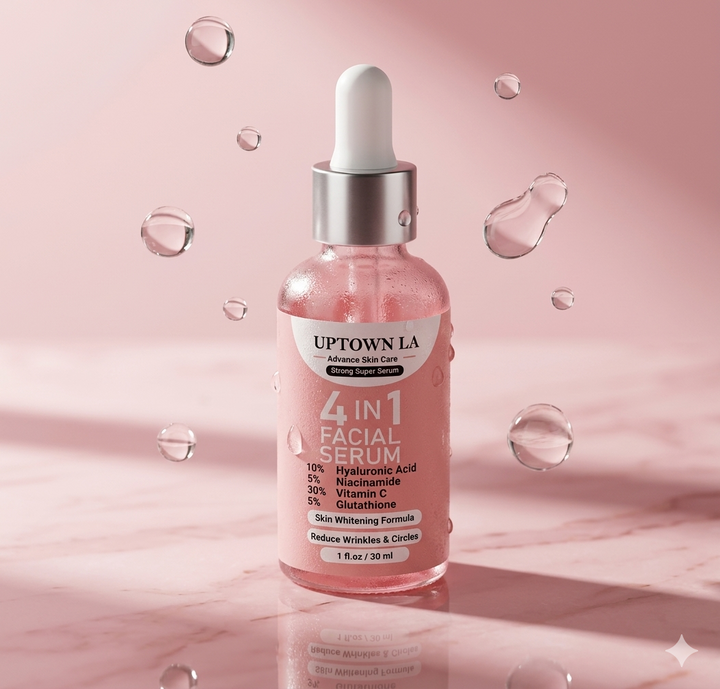 4IN1 Glass Skin Glowing Serum – Brightening &amp; Hydrating Formula